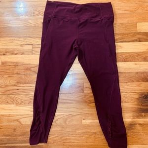 RBX maroon athletics pants